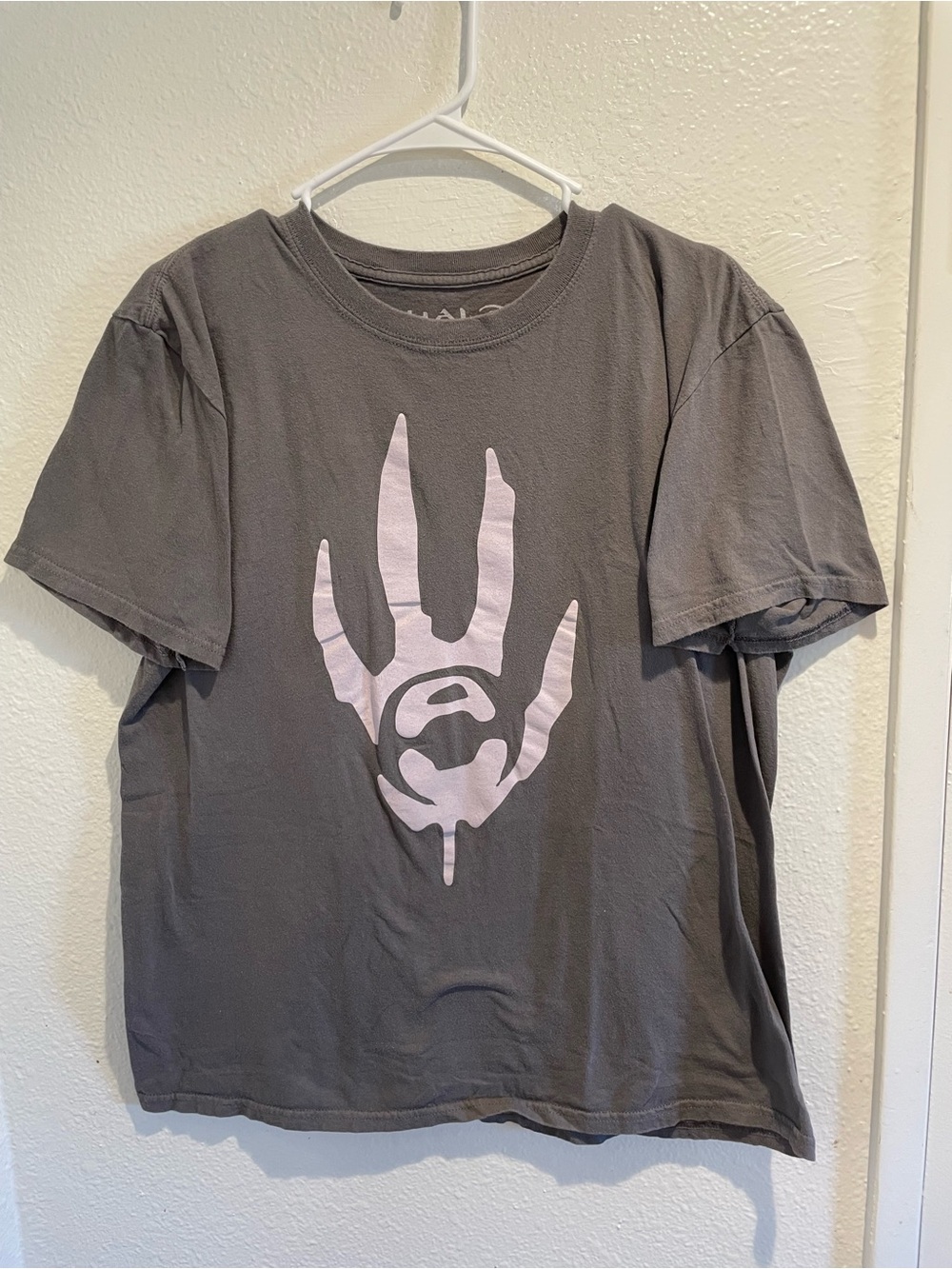Halo Didacts Hand Graphic Shirt Gray Mens Size L Loot Crate Legendary Promo Tee